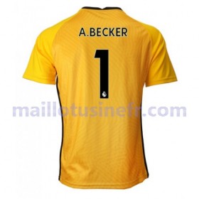 Maillot de Foot Liverpool Alisson Becker 1 Extérieur Gardien 2020-21